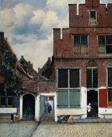 View of Houses in Delft, Known As 'the Little Street' by Johannes Vermeer