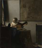 Woman with a Lute Near a Window by Johannes Vermeer