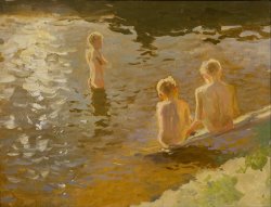 Boys Bathing by Johans Valters
