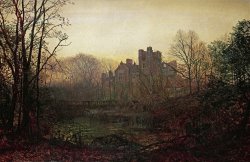 An October Afterglow by John Atkinson Grimshaw