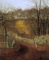Autumn Herbst 1878 by John Atkinson Grimshaw
