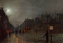 Going Home at Dusk by John Atkinson Grimshaw