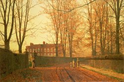 Going to Church by John Atkinson Grimshaw