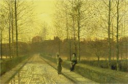 Golden Autumn 1883 by John Atkinson Grimshaw