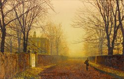 Golden Autumn by John Atkinson Grimshaw