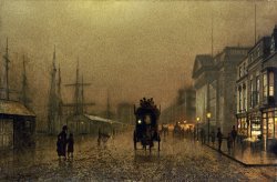 Liverpool Docks by John Atkinson Grimshaw