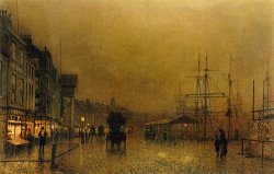Salthouse Docks Liverpool by John Atkinson Grimshaw
