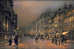 St James S Street by John Atkinson Grimshaw