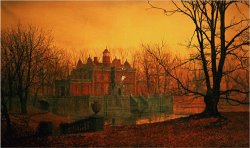 The Haunted House by John Atkinson Grimshaw