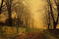The Sere And Yellow Leaf by John Atkinson Grimshaw