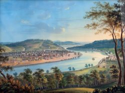 View of Cincinnati From Covington by John Caspar Wild