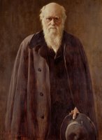 Portrait Of Charles Darwin by John Collier