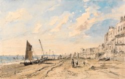 Brighton Beach Looking West by John Constable