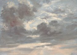 Cloud Study: Stormy Sunset by John Constable