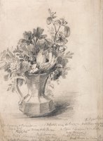 Flowers in a Pitcher by John Constable
