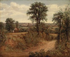 Lane Near Dedham by John Constable