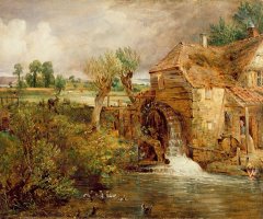 Mill at Gillingham - Dorset by John Constable