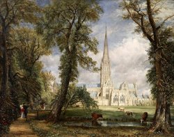 Salisbury Cathedral From The Bishop's Garden by John Constable