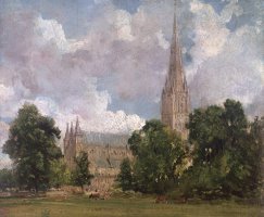 Salisbury Cathedral from the south west by John Constable