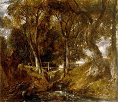 The Dell at Helmingham Park by John Constable