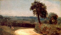The Lane From East Bergholt to Flatford by John Constable