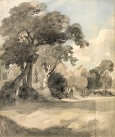 Trees in a Meadow by John Constable
