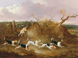 Beagles in Full Cry by John Dalby