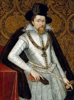Portrait of King James VI of Scotland, James I of England by John De Critz