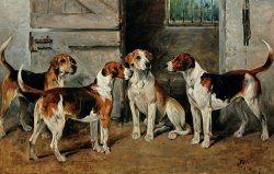 Study of Hounds by John Emms