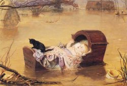 A Flood by John Everett Millais