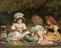 Afternoon Tea (the Gossips) by John Everett Millais