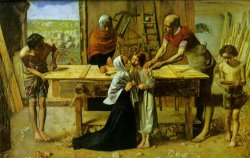 Christ in The House of His Parents by John Everett Millais
