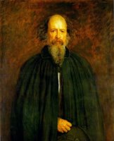 Portrait of Lord Alfred Tennyson by John Everett Millais