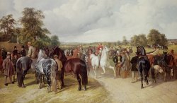 English Horse Fair On Southborough Common by John Frederick Herring Snr