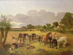 Resting Plough Team by John Frederick Herring Snr