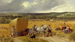 Harvest by John Frederick Herring