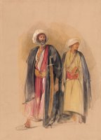 Sheik Hussein of Gebel Tor And His Son by John Frederick Lewis