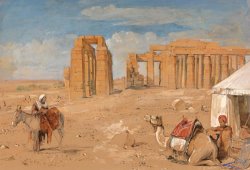 The Ramesseum at Thebes by John Frederick Lewis