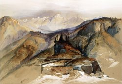 Distant Peaks 1873 by John James Audubon
