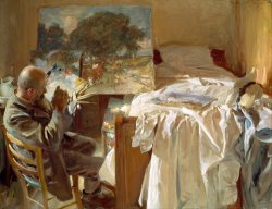 An Artist in His Studio by John Singer Sargent