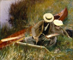 An Out of Doors Study by John Singer Sargent