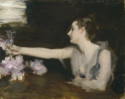 Madame Gautreau Drinking a Toast by John Singer Sargent