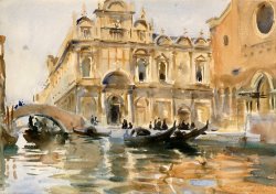 Rio Dei Mendicanti, Venice by John Singer Sargent
