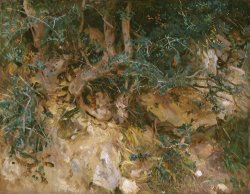 Valdemosa, Majorca: Thistles And Herbage on a Hillside by John Singer Sargent