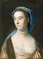 Portrait of Mrs. Joseph Henshaw by John Singleton Copley