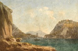 View of Vesuvius by John Warwick Smith