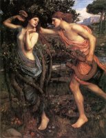Apollo And Daphne by John William Waterhouse