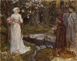 Dante And Beatrice by John William Waterhouse