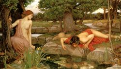 Echo And Narcissus by John William Waterhouse