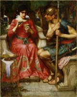 Jason And Medea 1907 Oil on Canvas by John William Waterhouse